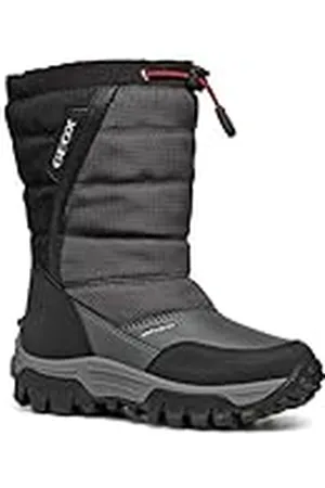 Geox J Himalaya Boy B ABX, Bota de Nieve, Anthracite/Black, 25 EU