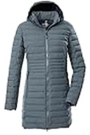 G.I.G.A. DX by killtec Parka acolchada para mujer con capucha desmontable GW 77 WMN QLTD PRK_Bacarya, Storm, 50, 43685-000