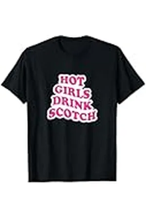 College Chicas Calientes Beben Scotch Camiseta