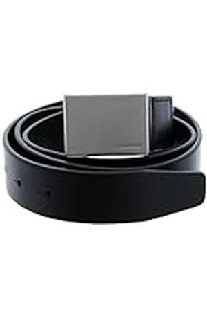 Calvin Klein Hombre Cinturón Formal Plaque Belt 3.5 cm Cinturón de Cuero, , 95 cm