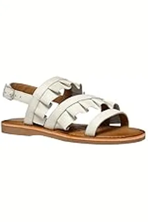 Geox J Sandal EOLIE Girl, Sandalia, White, 32 EU