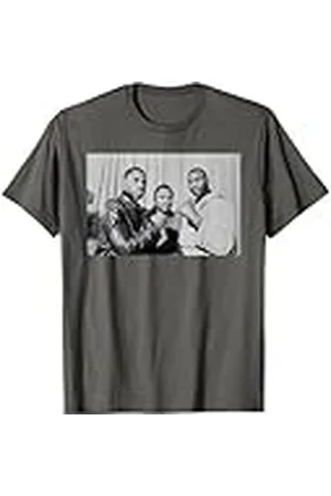 Iconic Photo Moments Boxers Marvis Frazier Joe Frazier Senior & Funso Banjo 1984 Camiseta