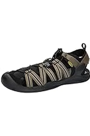 Keen Drift Creek H2, Sandalias Hombre, Dark Olive/Black, 43 EU