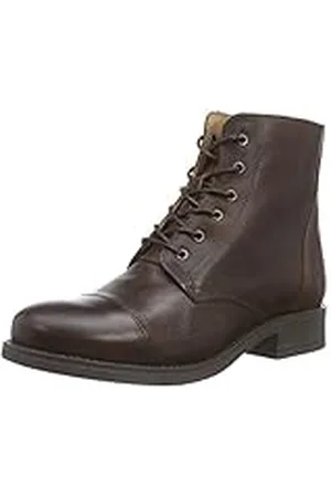 Pieces® Psibi Leather Short Boot Cognac - zapato botín de cuero mujer, color marrón, talla 36