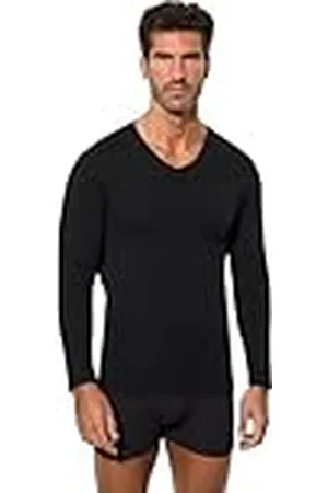 Abanderado Camiseta de Manga Larga Cuello Pico con tecnología termorreguladora Regul