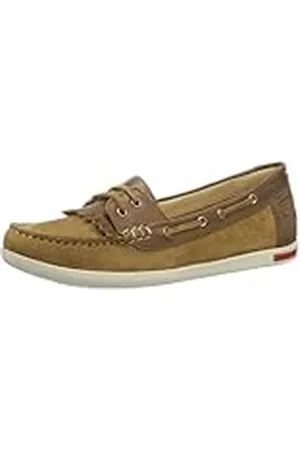 QS by s.Oliver Casual, Náuticos Mujer, Sand/Cognac 370, 37