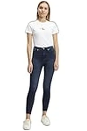 Calvin Klein Jeans High Rise Super Skinny Ankle J20J221586 Pantalones, , 34W para Mujer