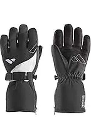 Zanier Guantes unisex juveniles 12148-2010-4, color negro, blanco, 4