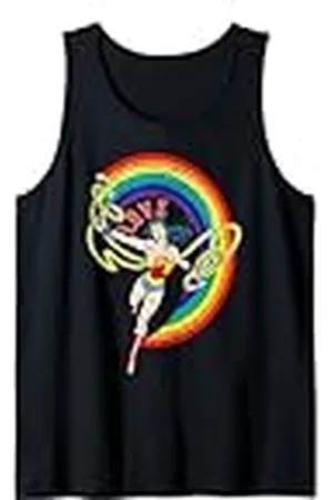 DC Comics Originals DC Wonder Woman Rainbow Love Camiseta sin Mangas