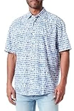 QS by s.Oliver 2146133 Camisa de Manga Corta, , L para Hombre