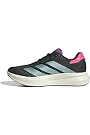 adidas Duramo Speed 2 Running Shoes, Zapatillas para Correr Mujer, Core Black/Flash Aqua/Lucid Pink, 44 EU