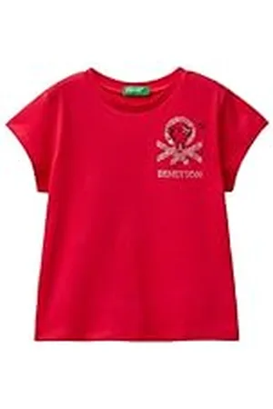 Benetton T-Shirt 3i1xg10d6 Camiseta, , 90 cm para Niñas