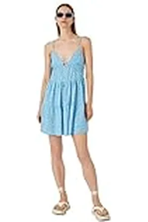Koton Mini Vestido Floral con Correa Fina, , 42 para Mujer
