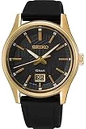 Seiko Reloj Analógico para Hombres de Cuarzo con Correa en Silicona SUR560P1