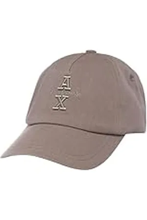 Armani Exchange The Grid, Logotipo en Relieve, sostenible Gorra de béisbol, , Talla única para Hombre