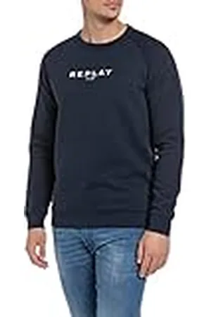 Replay M6139L, Sudadera Hombre, Azul , M