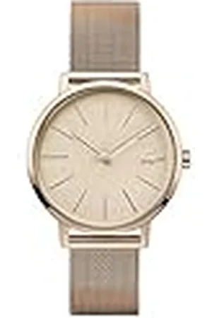 Lacoste Reloj Analógico de Cuarzo para Mujer Colección Moon con Correa de Malla de Acero Inoxidable de Oro Rosa - 2001080