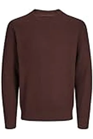JACK & JONES Jprblaliam Knit Crew Neck Jersey de Punto, Chocolate Amargo, XL para Hombre
