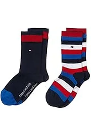 Tommy Hilfiger 354009001 Calcetines, Niños, Azul (Midnight Blue 563), 23-26 (Tamaño del fabricante:023)