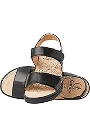 Ganter Gina-g Sandalias con Cuña para Mujer , (Schwarz) , 38 EU