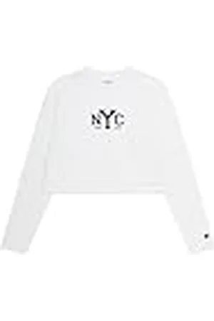 Champion Long Sleeve Crewneck t-Shirt Camiseta, , L para Mujer