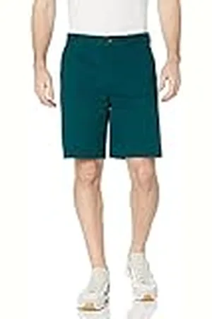 Amazon Pantalones Cortos Chinos de 23 cm con Corte Clásico Hombre, , 33W