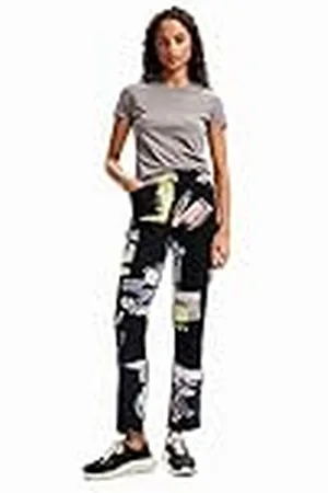 Desigual Pant_York Pantalones Casuales, , S para Mujer