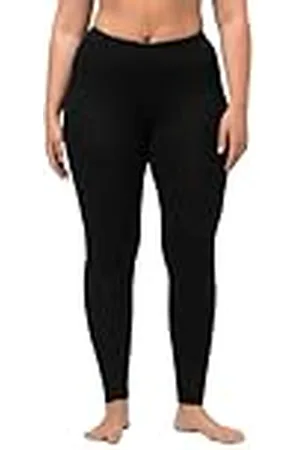 Ulla Popken Leggings, Schwarz, Leggings Mujer, , 66W / 32L