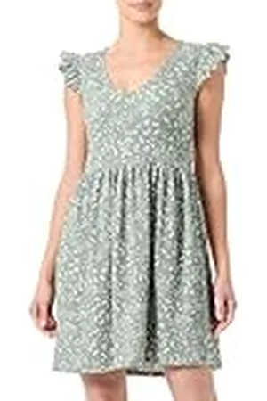 ONLY Onlregina S/S V-Neck Frill Dress Jrs Vestido de Verano, , M para Mujer