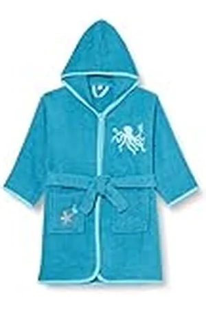 Playshoes Kinder Frottee-Bademantel Bata, , 134-140 Unisex niños