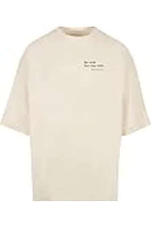 Merchcode Mp0007147-happines Huge tee Camiseta, Arena Blanca, S Hombres