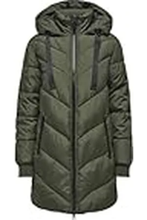 JDY JACQUELINE DE YONG skylar Padded Hood Jacket Otw Noos Chaqueta, Forest Night, L para Mujer