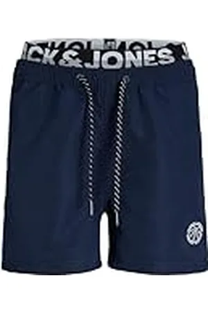 JACK & JONES Jpstfiji Jjswim Wb Ly Sn Jnr Bañador, Niños, Marina, 128
