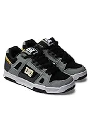Dcshoes Stag, Zapatillas Hombre, Gris/Amarillo, 45 EU
