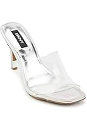 DKNY Bronx Open Toe Fashion Pump Heel Sandal, Sandalia con talón Mujer, , 37 EU