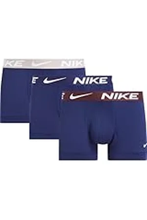 Nike Trunk 3pk Ropa Interior, Bv-clege Grey/Blue Void/Bur Crush, L para Hombre