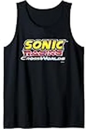 Sonic The Hedgehog Logotipo de Sonic Racing CrossWorlds Camiseta sin Mangas