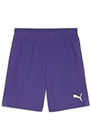 PUMA TeamGOAL Shorts, Pantalones Cortos de Punto Adultos Unisex, Team Violet- White, 705752