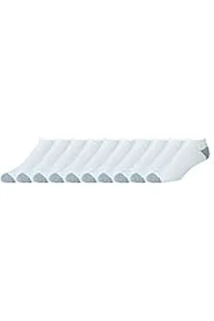 Amazon Calcetines de algodón Invisibles: cómodos, duraderos, semiacolchados Hombre, 10 Pares, , 46-48