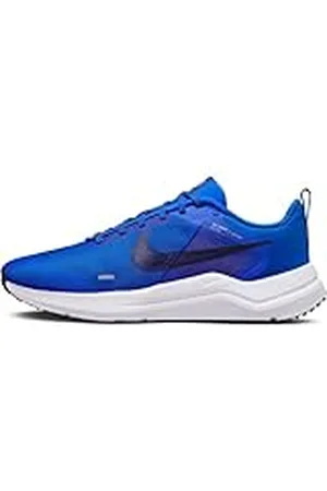 Nike Downshifter 12, Bajo Hombre, Racer Blue/Black-High Voltage-Sundial, 45.5 EU