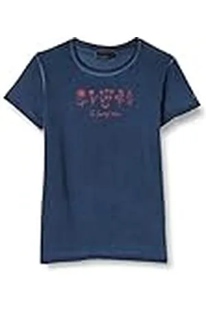 CMP Camiseta infantil de punto elástico, Beso Azul-Rojo, 104