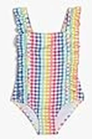 Koton Swimsuit Ruffle Detail Textured Strappy, Trajes de baño