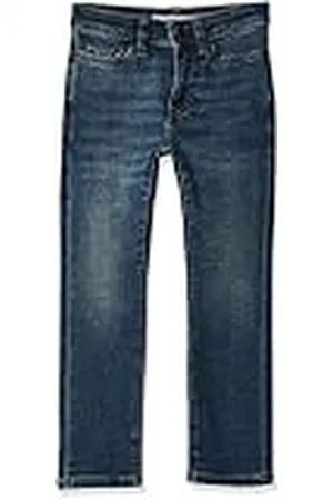 Amazon Pantalón Vaquero Elástico de Ajuste Entallado Niño, , 9 años