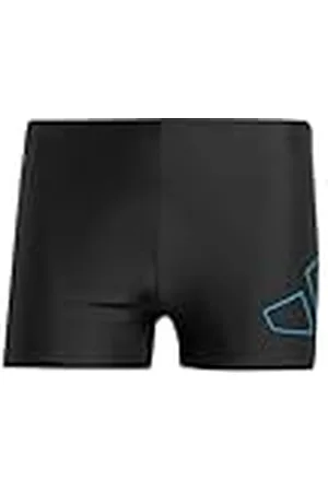 adidas Big Bars Swim Boxers Bañador Corto, Hombre, Multicolor (Black/Bright Royal), S-M