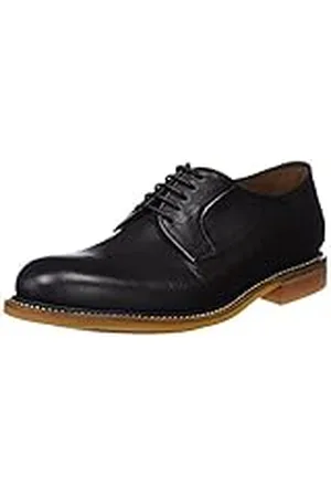 Lottusse A2854, Zapatos de Cordones Derby Hombre, Marrón (Cang Crust Pic Moka), 43 EU