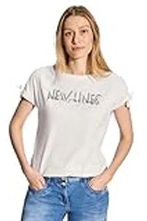 CECIL B321779 Camiseta con Estampado Burn-out, , XL Mujeres