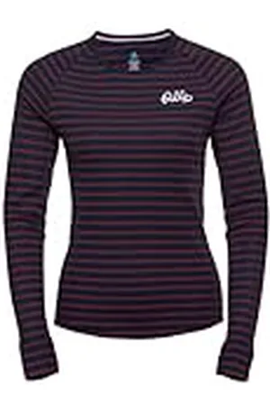 Odlo Mujer Camisa de manga larga con estampado de rayas ACTIVE WARM ORIGINALS ECO