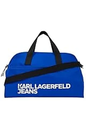 Karl Lagerfeld Nylon GYMBAG, Azul, Blue - Bolsa de deporte (nailon), color azul