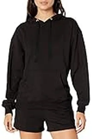 THE DROP Remi Sudadera Holgada de Tejido de Rizo Francés con Manga Larga y Capucha para Mujer, , XXS