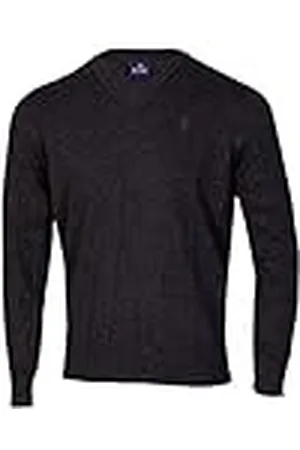 FC PORTO Camisola Cinza Malha Caxemira Decote V L Textile, Hombre